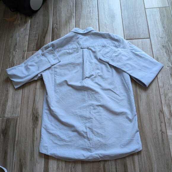 Cambridge Dry Goods medium long sleeve shirt Men Medium 100% cotton blue - Picture 7 of 7